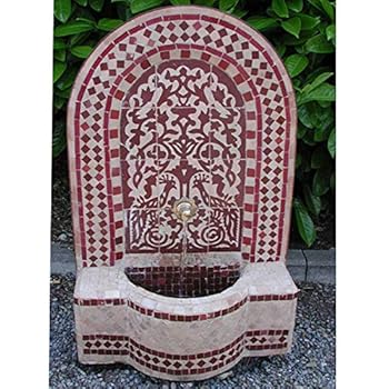 Marokkanischer orientalischer ORIGINAL Mosaik Gartenbrunnen Brunnen