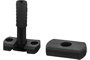 MARINEO Articulación de goma de repuesto para Sprenger y Optiparts - 16 mm, color negro