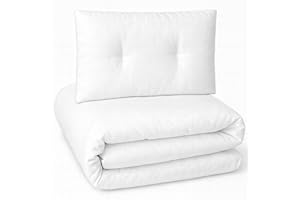 Lovely Hippo Edredón para niños 120 x 170 cm para todas las estaciones + Almohada 40x60 cm - Edredón + Almohada para cama 80 x 160 cm Suave y cómodo - Sin químicos (120x170cm + 40x60cm (cama 80x160cm