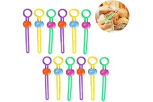 Y-NUT 12 Stück Beutel-Clips, Mehrzweck-Versiegelung, wiederverwendbare Kabelbinder, Kordel-Organizer, Beutel-Clips, Lebensmittel-Clips, für Zuhause, Küche, Büro