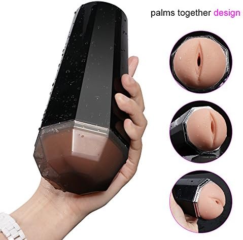 M-asturbateur - Man Vibrant 3D Realistic V-agina M-asturbation Cup - P-enis V-ibrator S-ex T-oys for Men, Discrete Package - M-asturbateur for Man - Reusable Silicone