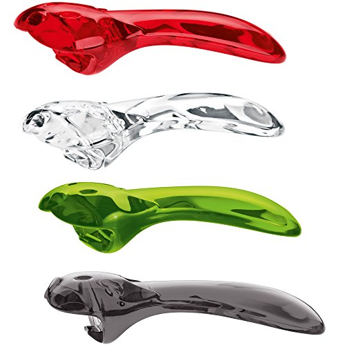 Koziol 3712014 Deckelöffner „Tom“ in Kunststoff, transluzent anthrazit, 28 x 18 x 18 cm - 2