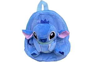 Awonlate Mochila de Peluche Mochila para Niños Mochila de Jardín de Infantes Bolso de Escuela de Dibujos Animados Lindo Mochila Escolar para Niños y Niñas Muñeco de Peluche Desmontable