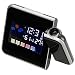 Produktbild Zarupeng LCD Projektion Digital Wecker, LED Wecker mit Thermometer und Hygrometer, Hintergrundbeleuchtung Farb Display (One Size, Schwarz)