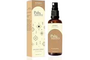 AROMAFUME Palo Santo Smudge Spray for Protection & Energy Clearing (100ml) - Clean, Smoke-free, Non Toxic alternative to Incense & Smudges