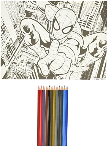 Paint Works 73-91505 Spider-Man Pencil by Number Kit by PaintWorks