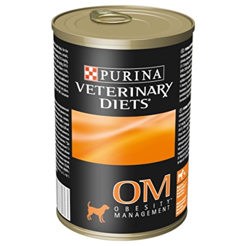 Purina-Pro-Plan-Veterinary-Diets-Om-Obesity-Management-Wet-Dog-Clinical-Diet-Food-Mousse-Can-400g-Pack-of-12