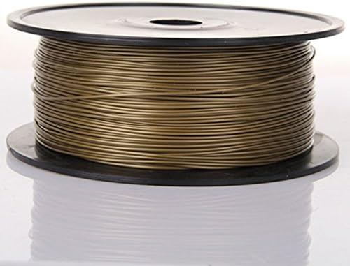 3D Printer Materials Filament PLA 1.75mm 1KG Spool for Reprap Makerbot ect (Gold)