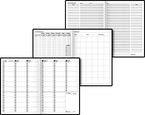 Brunnen Lehrerkalender, Termin- und Unterrichtsplaner A5+ Schuljahr 2017/2018 – 1 Woche auf 2 Seiten - 2
