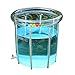 Produktbild QRFDIAN Baby-Swimmingpool-Haus-neugeborenes Baby-Kind-aufblasbares Swimmingpool-Isolierungs-transparente Haltewinkel-Swimmingpool-faltender Haltewinkel-Bad-Fass-Umweltschutz PVC-malte Plastikwinkel Fa