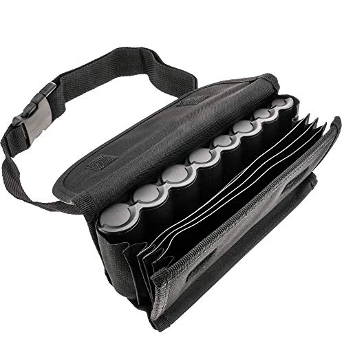 Preisvergleich Produktbild PrimeMatik - Kellnertasche Kellnerbörse Kellnergeldbeutel inkl. Gürtelclip und Münzenhalter BZW. Münzsortierer
