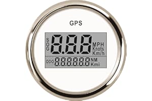 ELING Compteur De Vitesse Numérique Universel GPS Speedo Jauge Odomètre Pour Voiture Moto Camion Yacht Bateau 2 pouces 9-32V