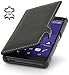 Produktbild StilGut® Book Type Case mit Clip, Hülle aus Leder für Sony Xperia Z3 Compact, schwarz