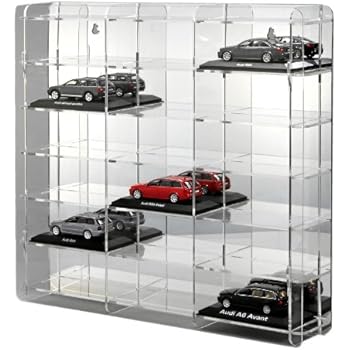 Sora.de Modellauto Vitrine 1:43 mit Spiegelrückwand: Amazon.de: Küche