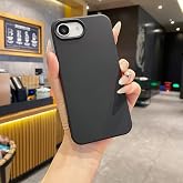 Lavderuar iPhone 16E ile Uyumlu İ&ccedil;i Kadife Lansman Silikon Kılıf &ndash; Kamera Korumalı, Darbe Emici, Premium Yumuşak Kapak Siyah