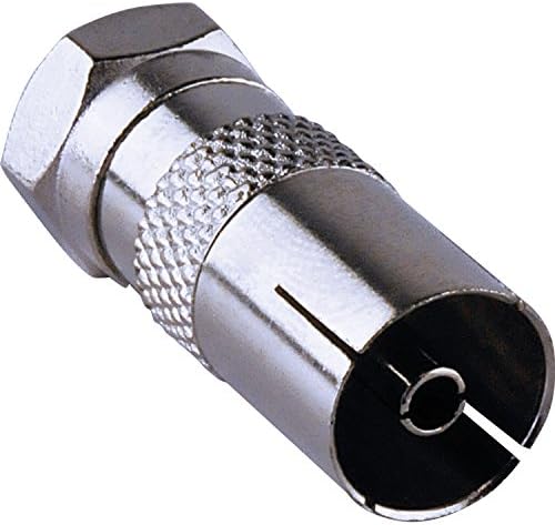 Schwaiger Adapter F Plug to DIN Female) Silver