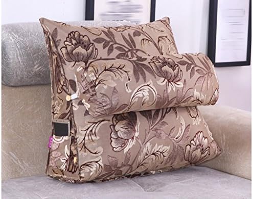 BZ STORE Wide triangle,PILLOWS Pillows Pillows PILLOWS Pillows lumbar office Airbag soft Canape45x20x45cm Washable, sales (Color # 3, Size: 45x20x45cm)