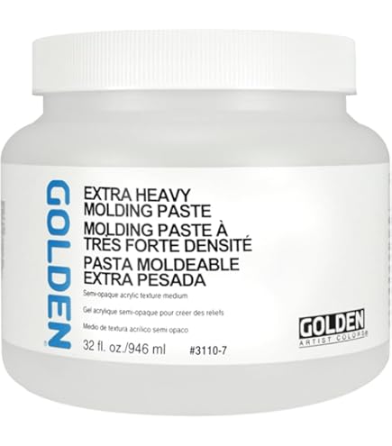 Golden 473ml Light Molding Paste - Art And Stitch