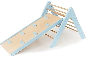 Mon Mobilier Design EVA Triangolo di capacità motorie Pickler per Bambini Montessori Blu