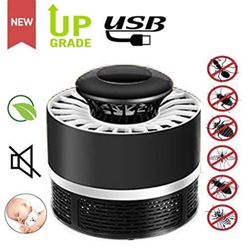 PZJ Antizanzare da Esterno USB LED Trappola Zanzare Lampada Insetticida Dispositivi Antizanzare Adatto a Adre e Bambino Non Tossico