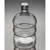 1.9 Litre Pratik Dekoratif Cam Damacana G&ouml;r&uuml;n&uuml;ml&uuml; Kapaklı Su Şişesi