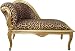 Casa-Padrino Baroque Kids Chaise Leopard/Gold Mod2 - Baroque Furniture