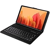 HLTOOP Custodia con Tastiera per Samsung Galaxy Tab A7 Lite 8.7 2021 (SM-T220/T225), Tastiera Wireless Rimovibile con Touchpad, Cover Posteriore Morbida, Mouse Ricaricabile,Viola