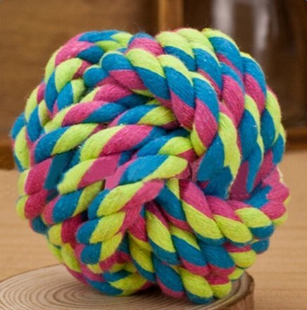 DaWa-Pet-Cat-Dog-Cotton-Rope-Braided-Ball-Play-Fetch-Toy-55cm-Random-Color