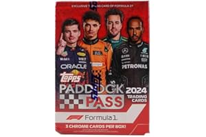 TSV 2024 Topps Paddock Pass F1 Formula 1 Blaster Box 6 Packs Per Box, 5 Cards Per Pack