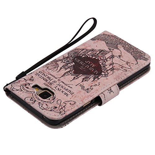 Feeltech Samsung Galaxy A510/A5 2016 Hülle PU-Leder und Brieftasche Bunte Muster Fall mit Magnetverschluss, Hybrid-Kickstand mit Stand-Funktion, schlagen Sie schützende weiche TPU Stoßstangenabdeckung und Kreditkartenhalter für Samsung Galaxy A510/A5 2016 Handgelenk Bügel-Buch-Art-Geldbeutel-Tasche mit 2 In 1 Berühren Sie Stift – Schloss - 7