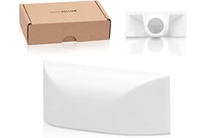 ‎ANTE BELLUM Ante bellum 30mm Fenster Wasserschlitzkappen 20 Stück, Fensterabflusslochkappen für effektive Entwässerung - Verhindern Sie Wasserschäden und Schwitzwasser an Ihren Fenstern (Weiss RAL9016)