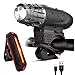 Produktbild Carrie Fahrradlichter Set, LED Fahrradbeleuchtung StVZO Zugelassen USB Wiederaufladbare 300 Lumen Wasserdicht IPX4 Samsung Li-ion Fahrradlampe Frontlicht/Rücklicht für Radfahren