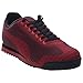 Produktbild PUMA Mens Classic Sneakers Roma Woven Print Black High Risk Red 361677-03