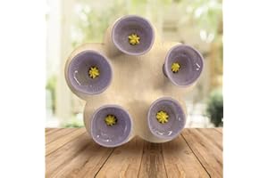 HARDINOX Colorful Bee Insect Drinking Cup, Bee Insect Drinking Cup, Bee Cups, Thirsty Pollinators Need a Drink, Bees Need Safe Places to Drink! Bee Cups Collect a Teaspoon Of Water (Purple)