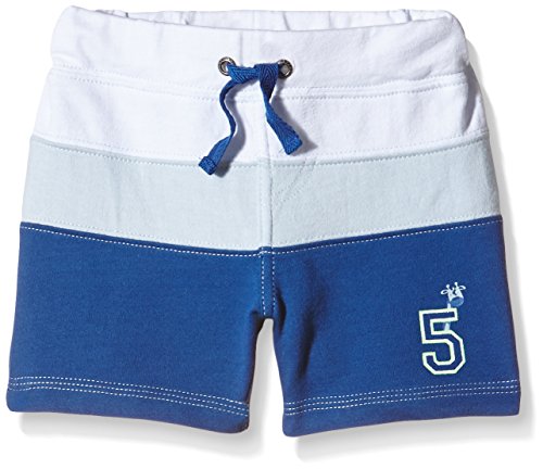 Pumpkin Patch Baby-Boys Spliced Knit Plain Shorts, Blue (Victory Blue), 3-6 Months