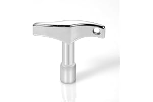 SAVITA Drum Tuner Key, Drum Key Tool Drum Tuning Key Drill Bit Drum Key Tuner for Acoustic and Electronic Drums (Quadrilateral)