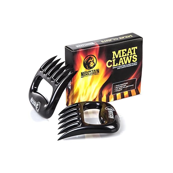 Pulled Pork Krallen Hochwertige Meat Claws Fr Amerikanisches Bbq Pulled Pork Fleischkrallen Aus Kunststoff Zum Zerteilen Splmaschinenfeste Brentatzen Geschenkidee