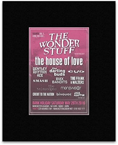 Gigantic Vol 3 2016 - The Wonder Stuff The House Of Love And The Darling Buds Mini Poster - 25.4x20.3cm