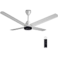 Colorbot Stella Quad1200 mm BEE 5 Star Rated BLDC Ceiling Fans with Remote | 4 Blade | Designer Fans | High Speed | Power Saver | 100% Copper Winding | Noiseless | 2+2 Year Warranty (Arctic white)