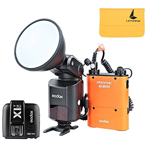 Godox Witstro AD360II-C TTL Leistungsstarke Speedlite Flash + PB960 Lithium Batterie Schwarz + X1C TTL Sender für Canon EOS Kamera (AD360II-C Orange + X1C-T) Godox Witstro AD360II-C TTL Leistungsstarke Speedlite Flash + PB960 Lithium Batterie Schwarz + X1C TTL Sender für Canon EOS Kamera (AD360II-C Orange + X1C-T)