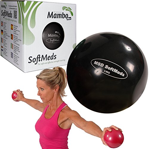 Msd SOFTMED 3 Kg PALLA MEDICA 12cm MORBIDA GONFIABILE sfera pesi pilates fitness