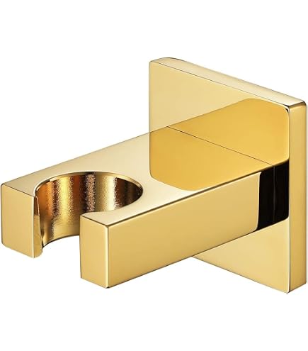 Brausehalter Aus Messing Gold – Wandhalterung Für Duschkopf, Inkl. Befestigungsmaterial