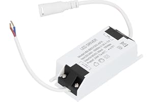 MOKERNALI Driver para Led,Transformador Led Driver,Transformador de Electricidad,24W LED Driver Transformador con cable Corriente constante 300mA Entrada AC220-240V Salida DC54-85V,para tiras de luz LED