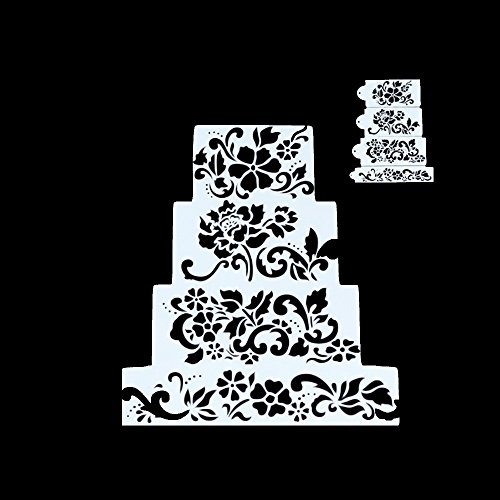 SHINA Tiramisu Spray Print Sugar Sieb Backen Kuchen Form Kuchen Dekorieren Werkzeug DIY - 2