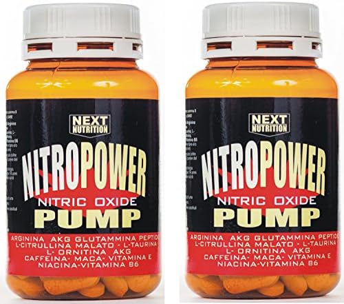 Next Nutrition 2 Packs 120 tablets stimulant nitric oxide, GH, By: akg arginine, glutamine peptide, citrulline, taurine, ornithine AKG, Vitamin C, Caffeine, Maca, Vitamin E, Niacin, Vitamin B6