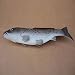 MagiDeal Artificial Realistic Freshwater Carp Imitation Model Toy Pretend Food Grey