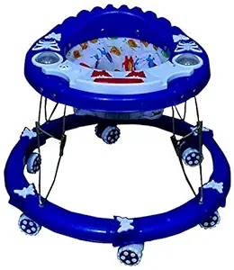 SBT Foldable Musical Activity Baby Walker (6 to 18 Months) (Blue)
