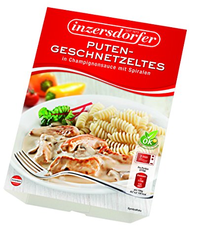 Preisvergleich Produktbild Inzersdorfer Putengeschnetzeltes mit Spiralen, 6er Pack (6 x 370 g)
