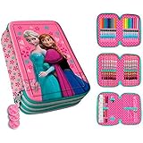 Plumier 3D Frozen Disney Anna Elsa triple Plumier 3D Frozen Disney Anna Elsa triple