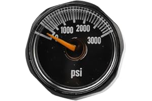 Joyzan Mini ManóMetro de Válvula Precisión, Micromanómetro Dióxido Carbono Con Máximo Esfera Fácil Leer Compacto y Portátil para Actividades al Aire Libre Como Acampar Caminar Andar en Bicicleta